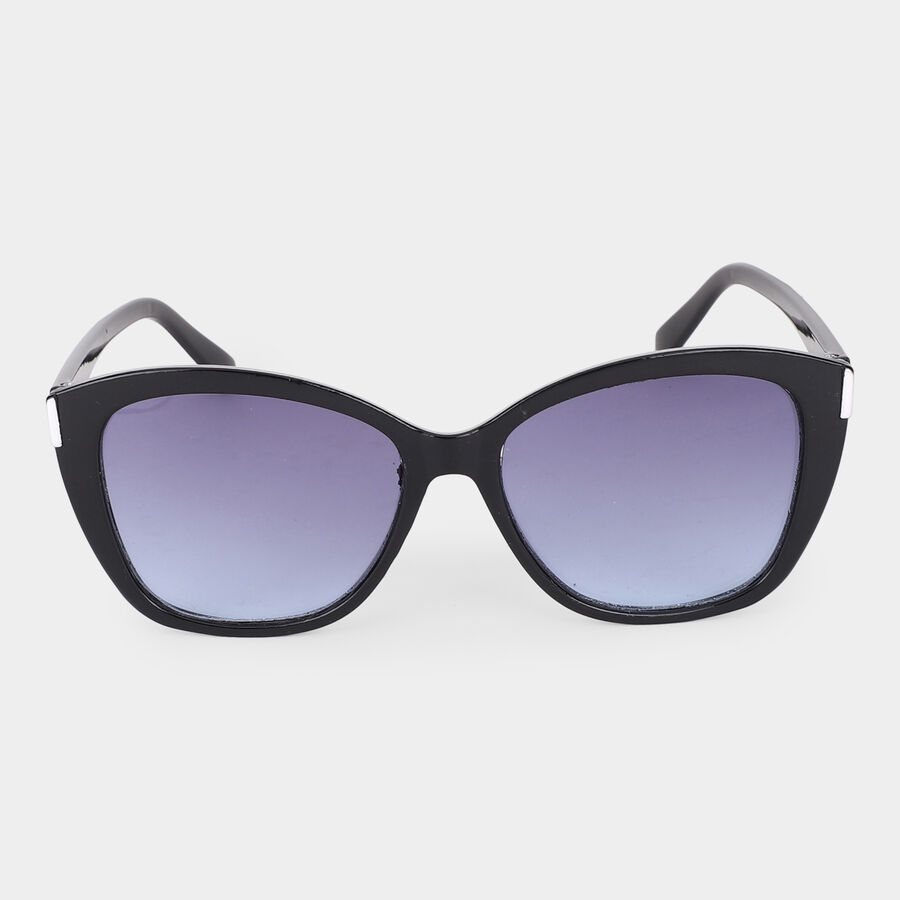 Women's Brown Plastic Sunglasess, , large
