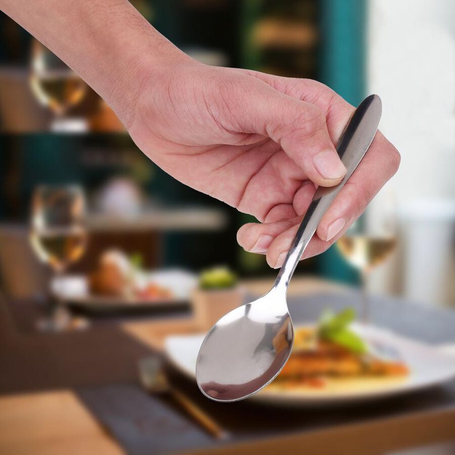 Set of 4 Stainless Steel Baby Spoons, , large image number null