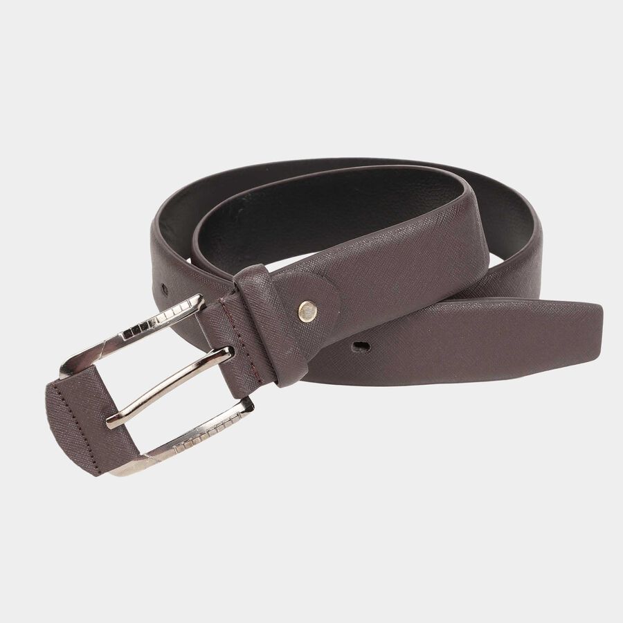 Men's Brown Polyurethane Casual Belt, , large image number null