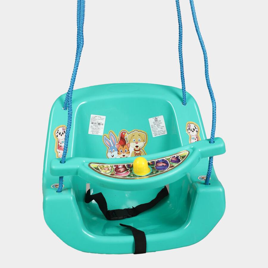 Green Plastic Baby Swing, , large image number null
