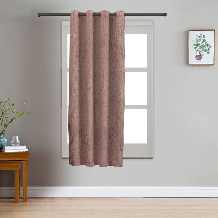 5 ft. Brown Polyester Curtain, , large image number null
