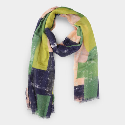 Multicolour Square Printed Scraf