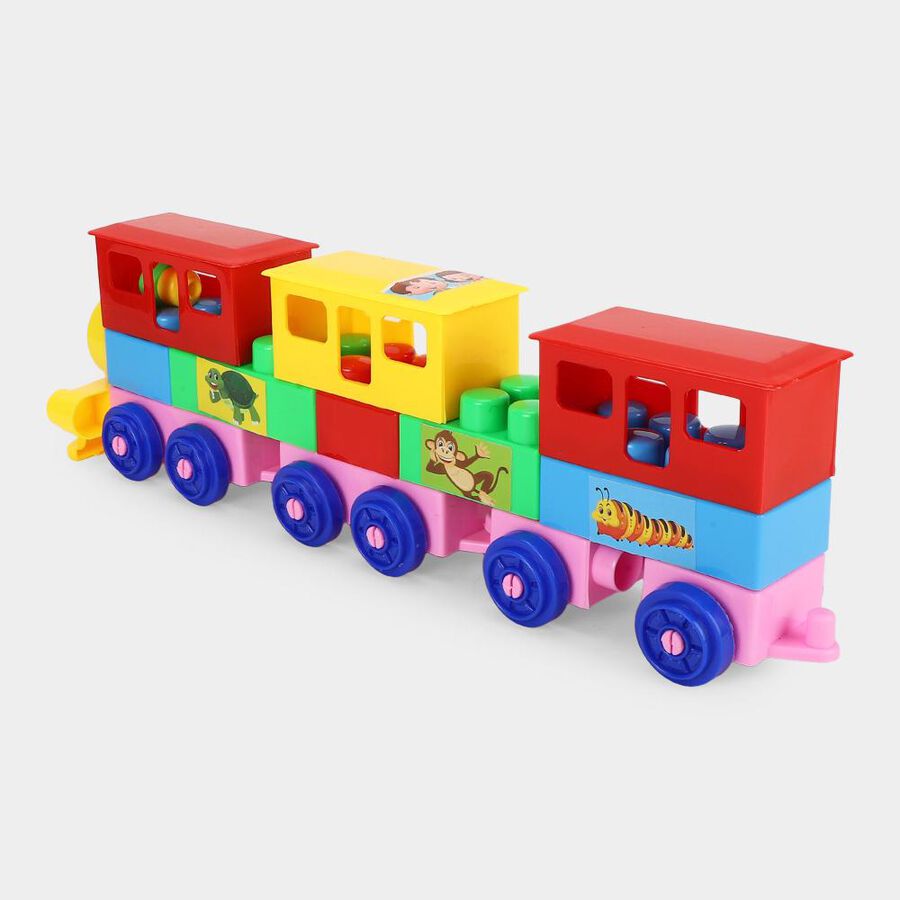Plastic Blocks Toy(Design/Colour may vary), , large