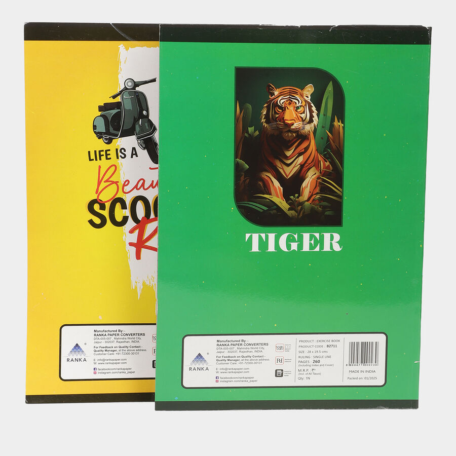 260 Pages Rough Notebook, Set of 2, , large