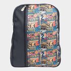 Women's Navy Blue Polyurethane Backpack, , small image number null