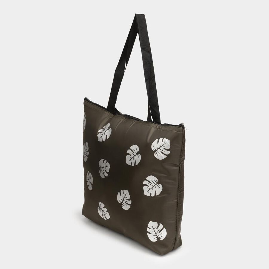 Women's Olive Fabric-Nylon Tote Bag, , large image number null
