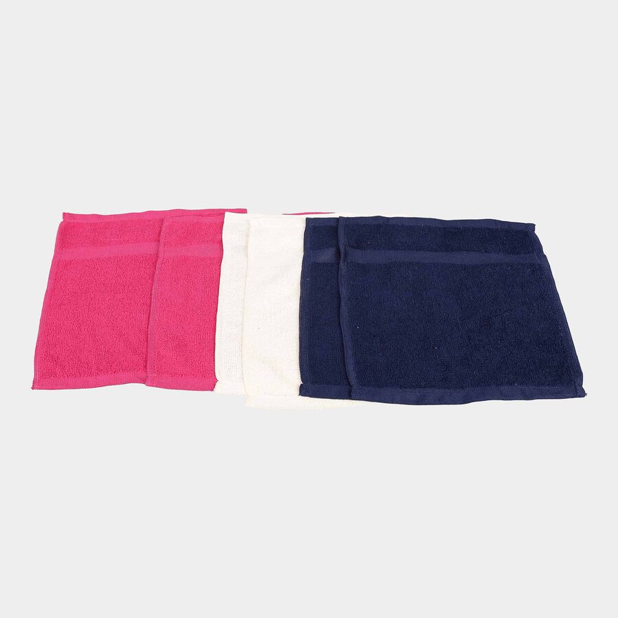 Microfiber Face Towel, Set of 6, 230 GSM, 27 X 27 cm, , large image number null