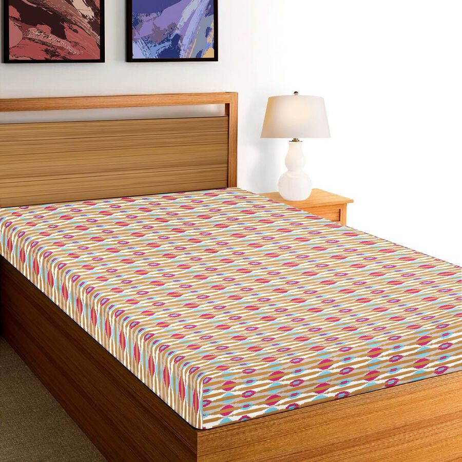 Home Beautiful 120 GSM Microfiber Single Bedsheet Vishal Mega Mart India