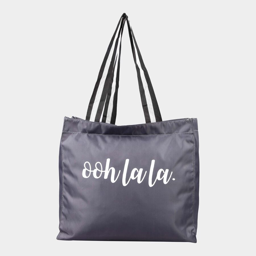 Grey Fabric Bag, , large image number null