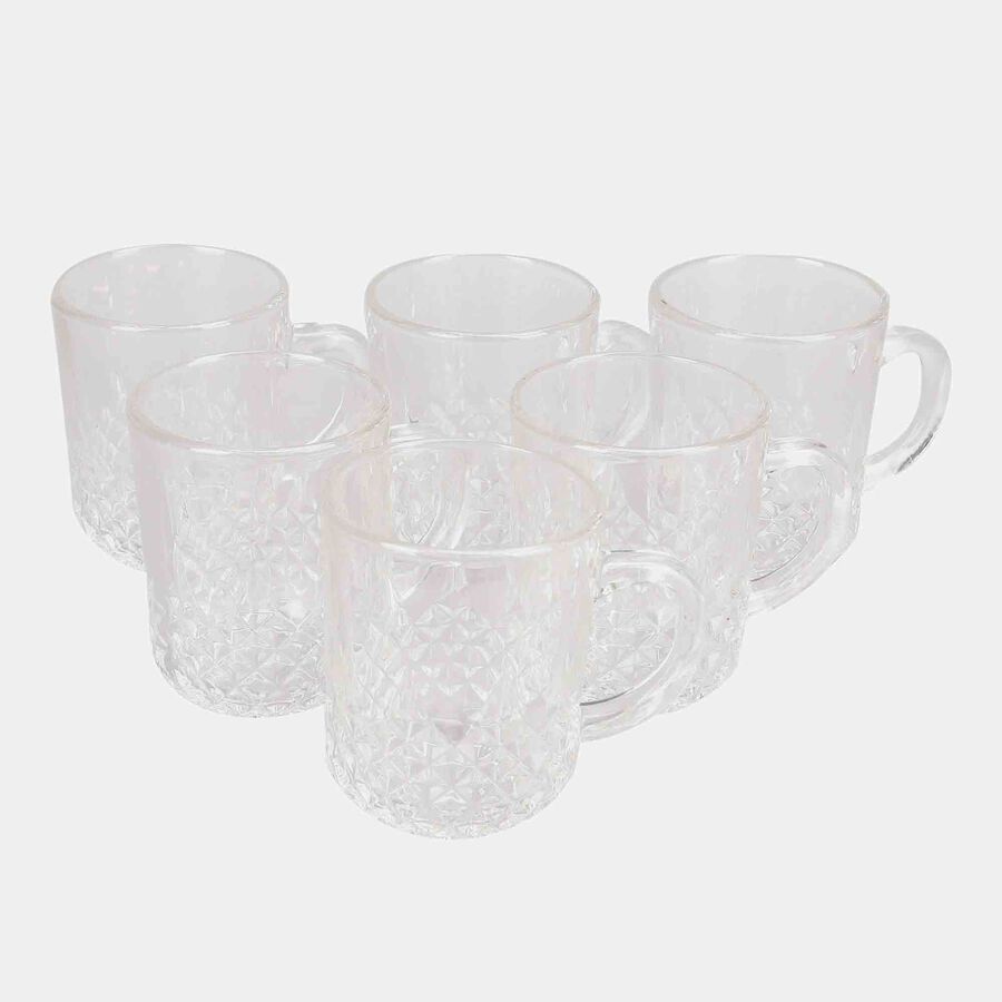 240 ml Glass Mug Set of 6, , large image number null