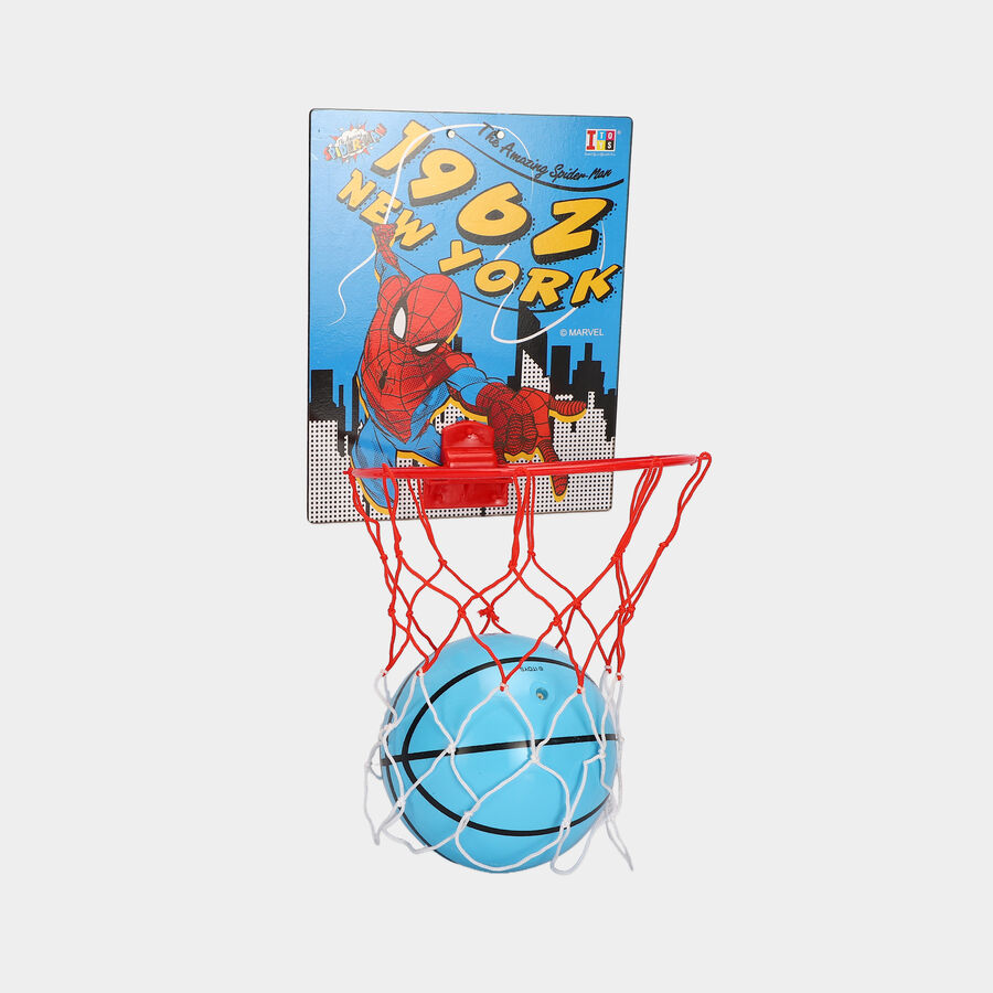 Kid's Marvel Spider-Man Basketball Hoop with Ball, , large
