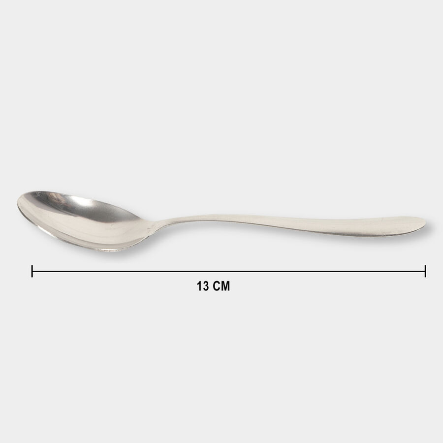 Rectangular Spoon Steel Home Select Steel Spoon Set of 4 | Vishal Mega Mart India
