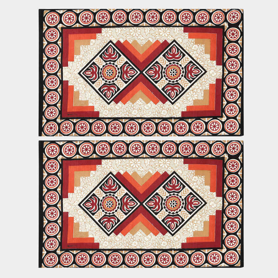 Printed Cotton Pillow Cover, , large image number null