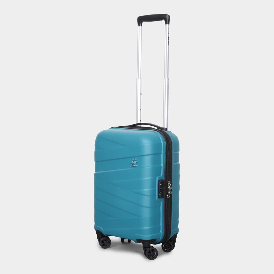 8-Wheel Light Green Polypropylene Hard Case Trolley, Small, , large image number null