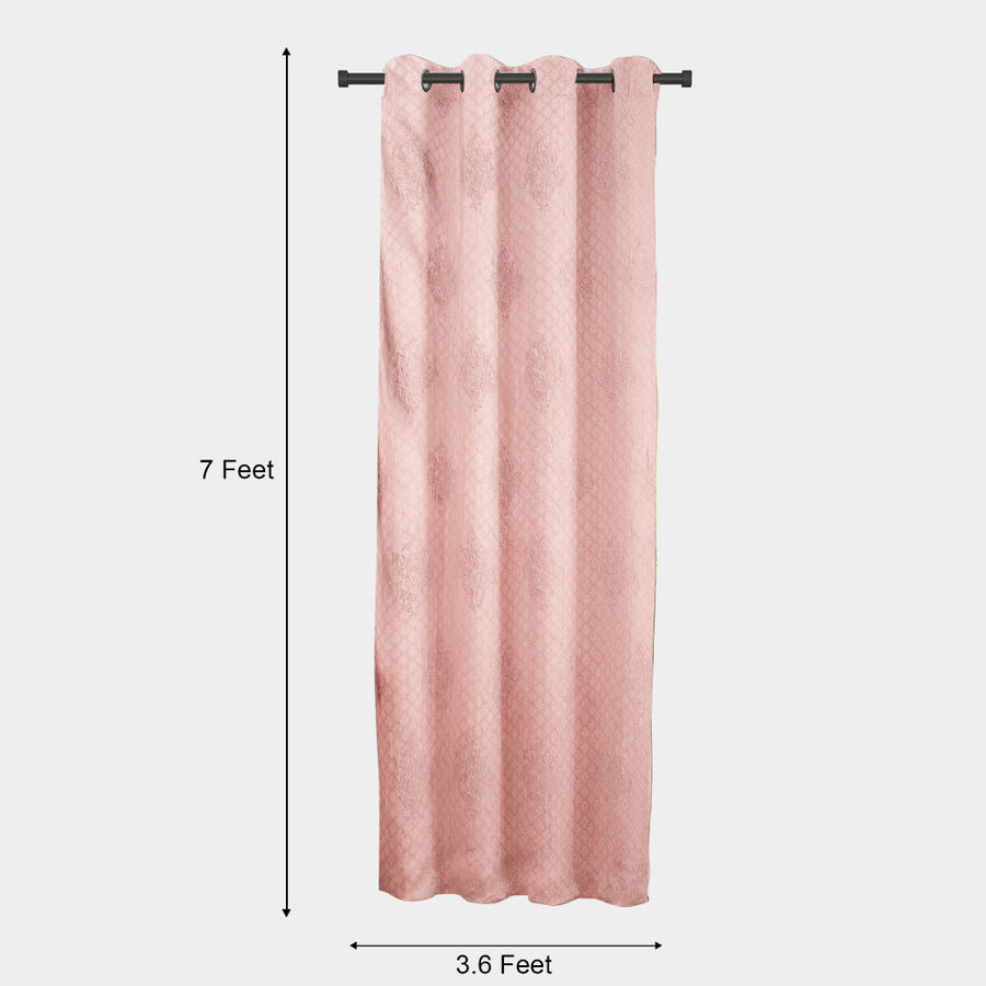 7ft. Pink Microfiber Door Curtain, , large image number null