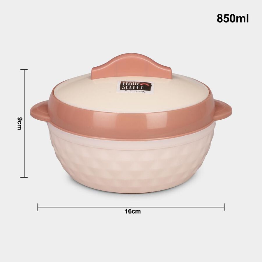 850ml Plastic & Steel Casserole, , large image number null