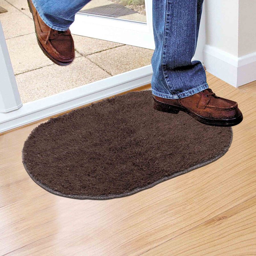 Multicolour Polyester Cotton Door Mat, , large image number null