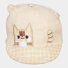 Kids' Off-white Nylon Cap, , small image number null