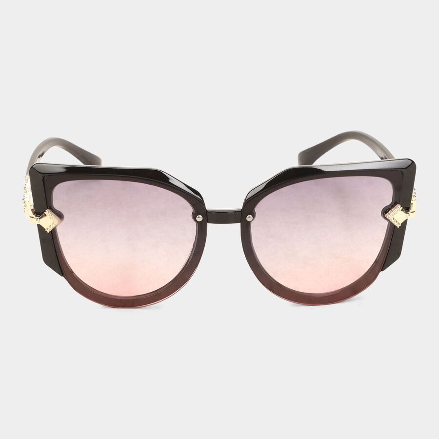 Women's Plastic Gradient Square Sunglasses, , large image number null