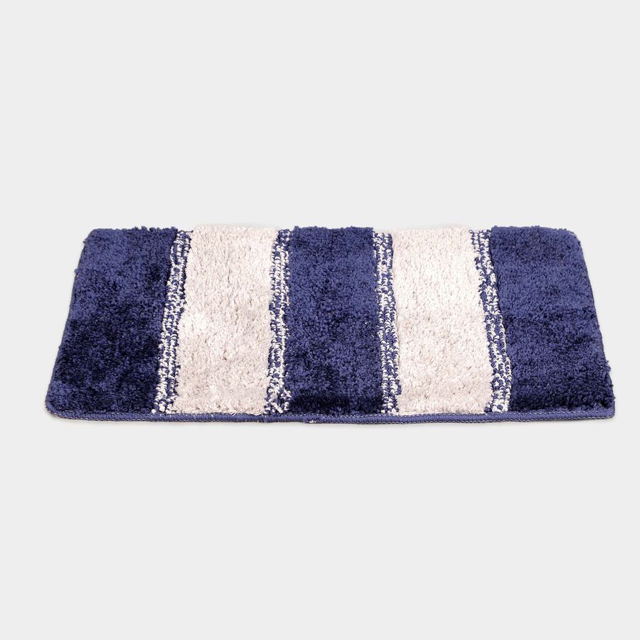 Anti-Skid Blue Polyester Door Mat, , large image number null