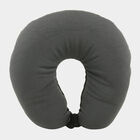 Grey Microfiber And Beans Neck Pillow, , small image number null