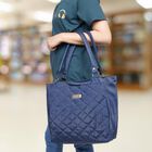 Women's Blue Polyurethane Hand Bag, , small image number null
