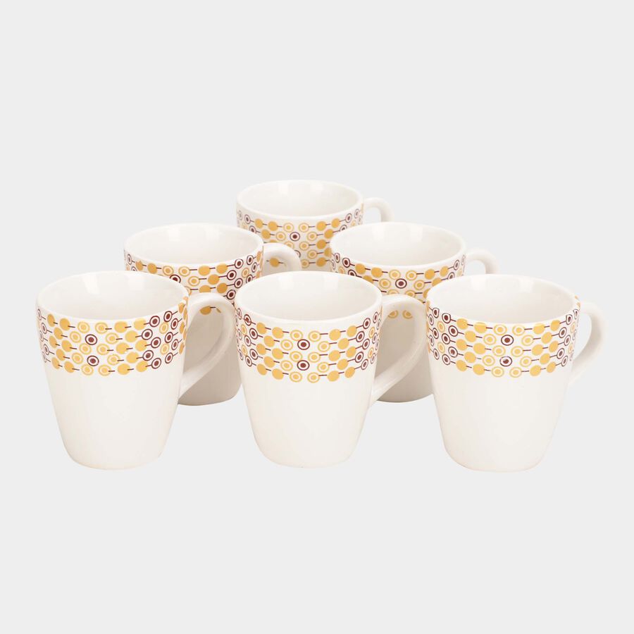 120 ml Stoneware Mug, Set of 6, , large image number null
