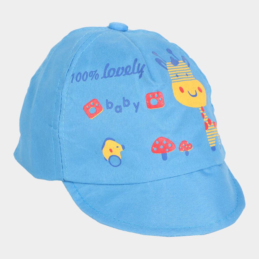 Kids' Blue Canvas Cap, , large image number null