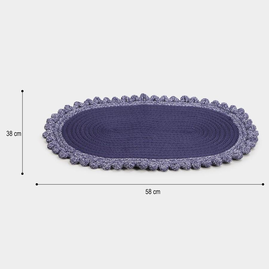 Blue Polyester Door Mat, , large image number null