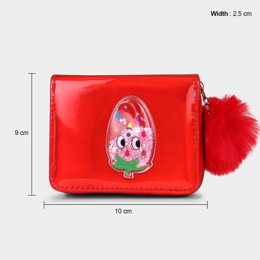 Women's Red Polyurethane Handbag, , large image number null