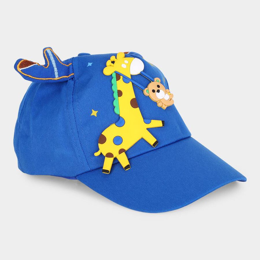 Kid's Blue Fabric Cap, , large