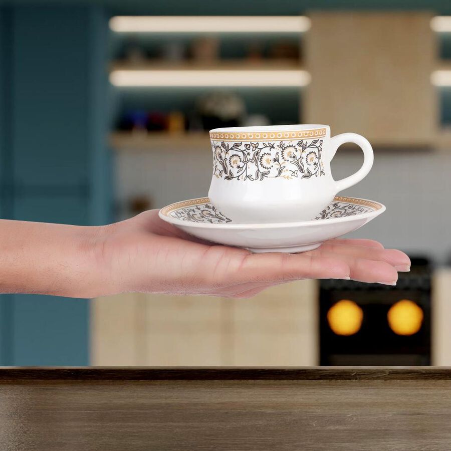 150 ml Stoneware Cup & Saucer Set, , large image number null