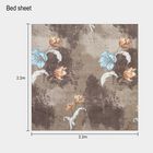 110 GSM Microfiber Double Bedsheet With 2 Pillow Covers, , small image number null