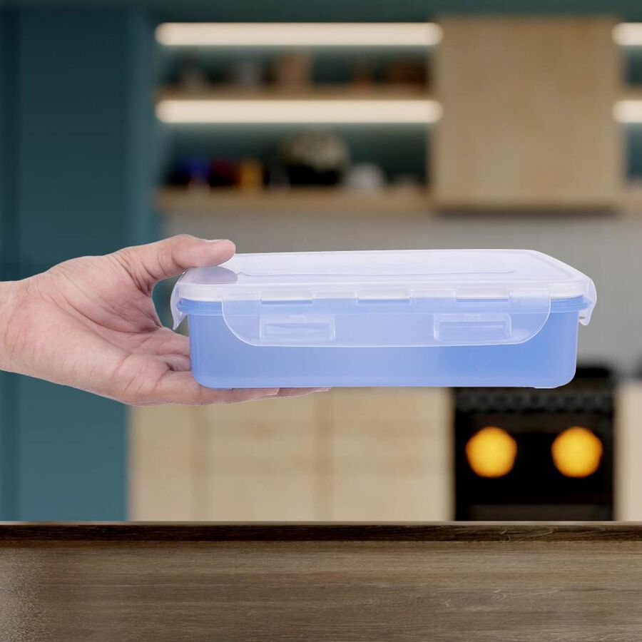 Plastic Lunch Box, 2 Containers, , large image number null