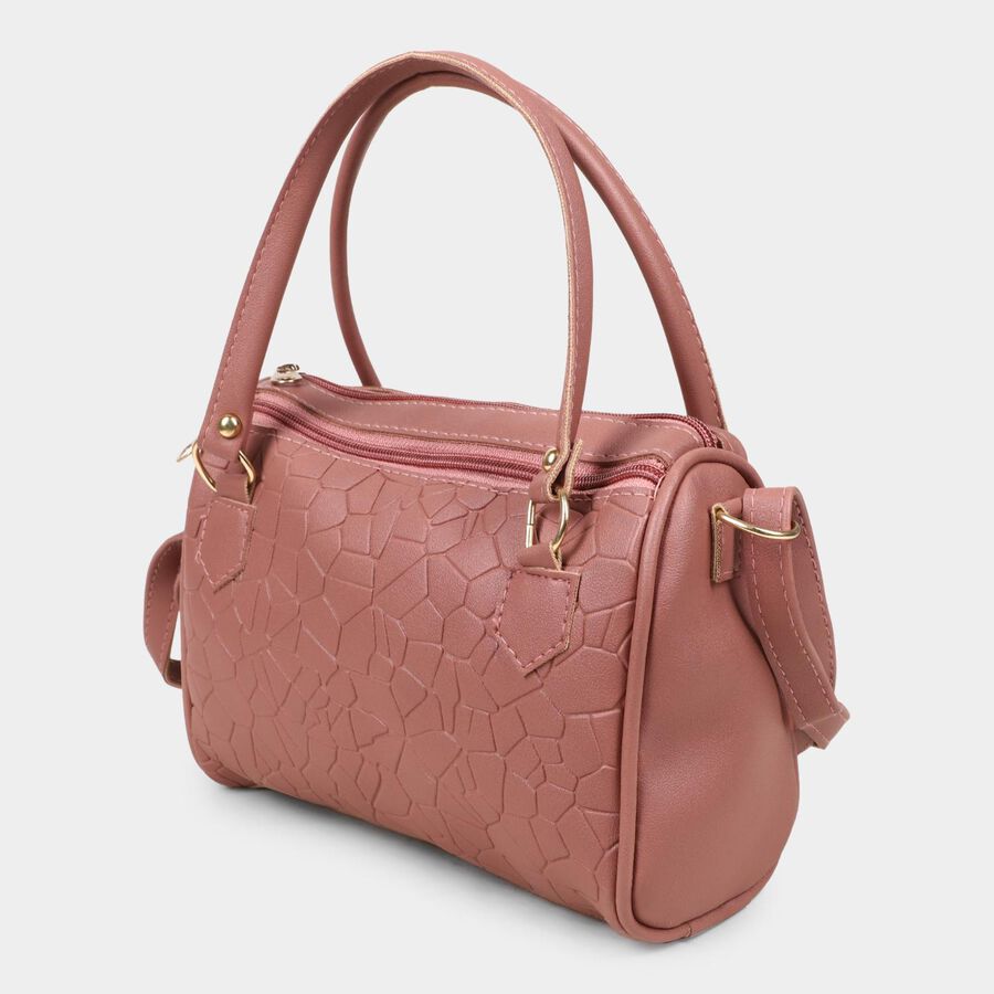 Women's Peach Polyurethane Sling Bag, , large image number null