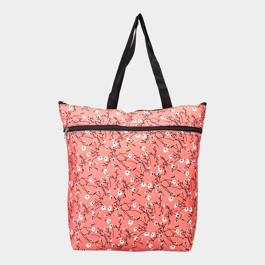 Women's Pink Fabric Tote Bag, , large image number null