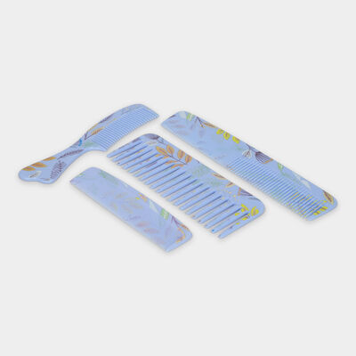 Plastic Hair Comb Set of 4