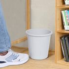 5 L Off-White Plastic Dustbin, , small image number null