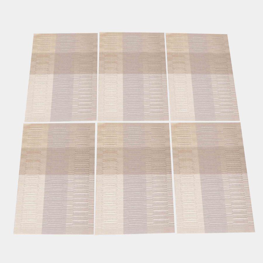 Pvc Table Mat Set of 6, , large image number null