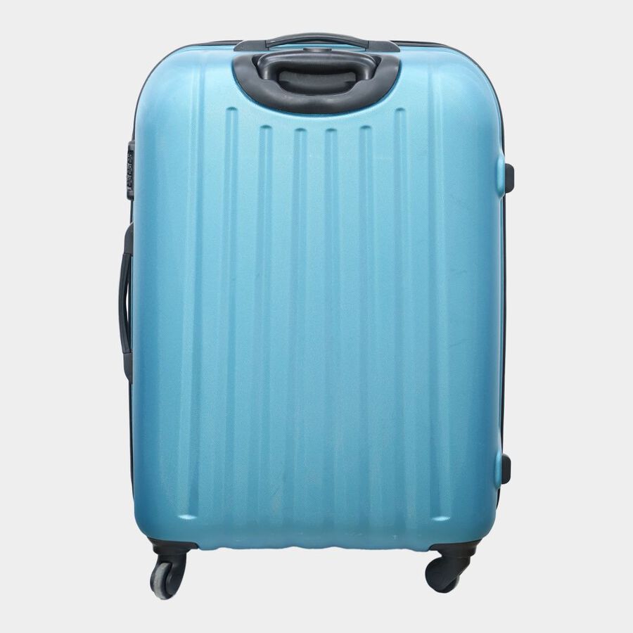 4-Wheel Blue PVC Matee Hard Case Trolley, Large, , large image number null