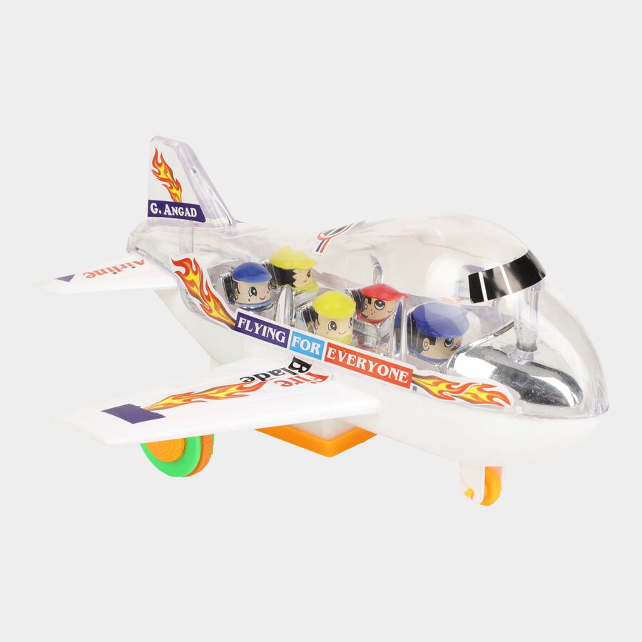 Kid's Plastic Friction Plane, , large image number null