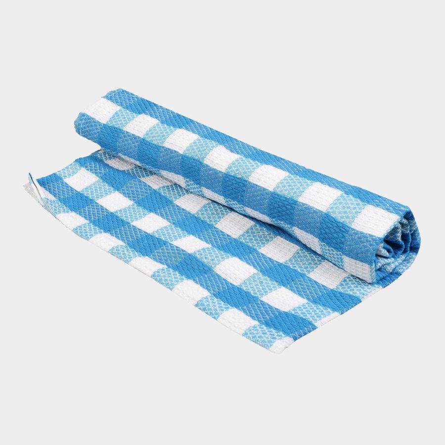 250 GSM Blue Cotton Blend Bath Towel, , large image number null