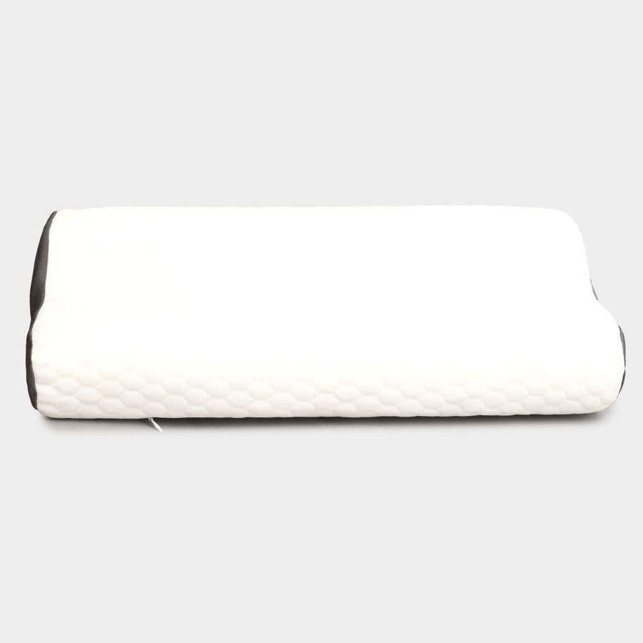 White Solid Memory Pillow, , large