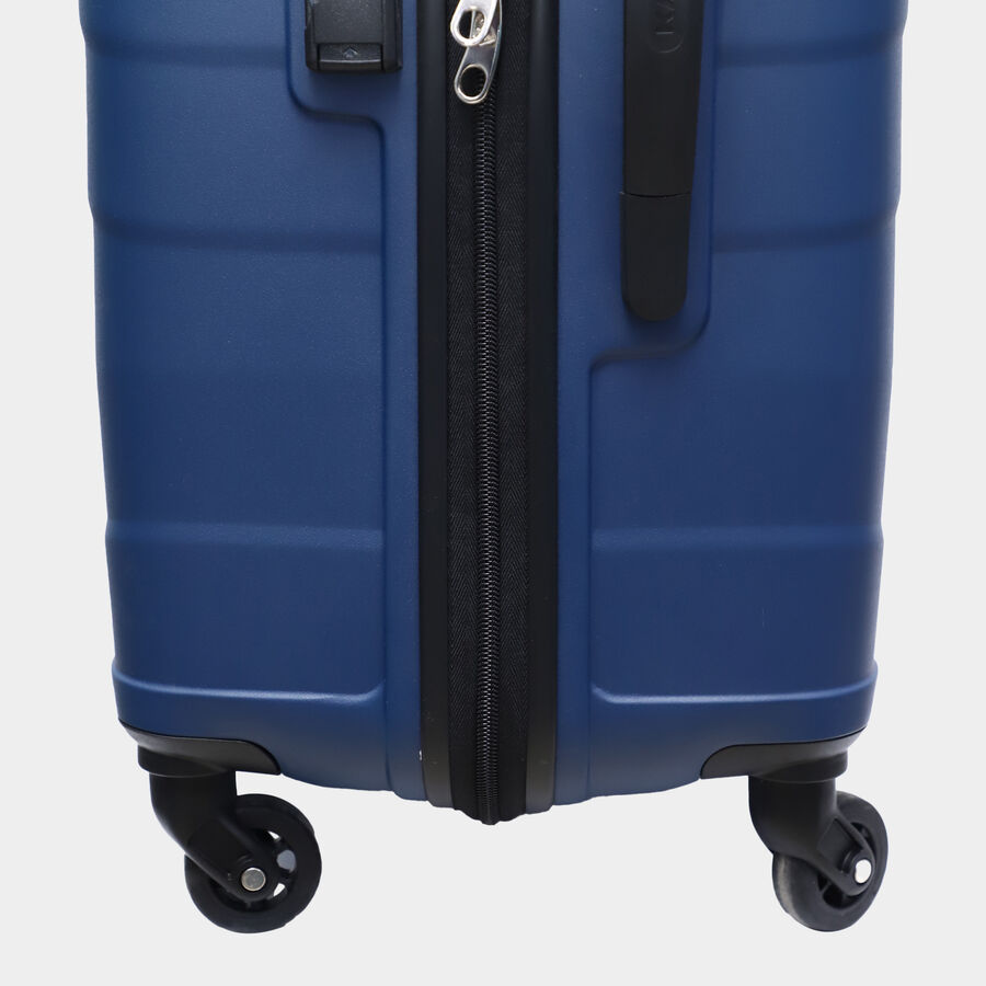4-Wheel Blue PVC Matee Hard Case Trolley, Medium, , large image number null