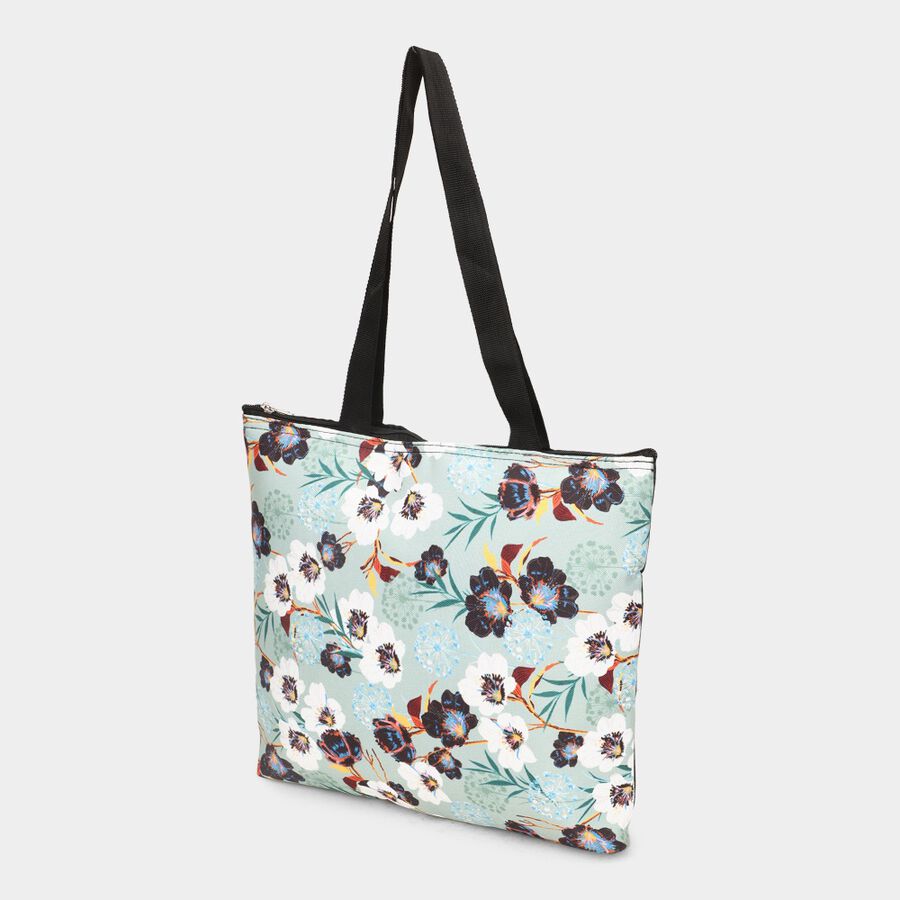 Women's Colour Block Fabric-Polyester Tote Bag, , large image number null