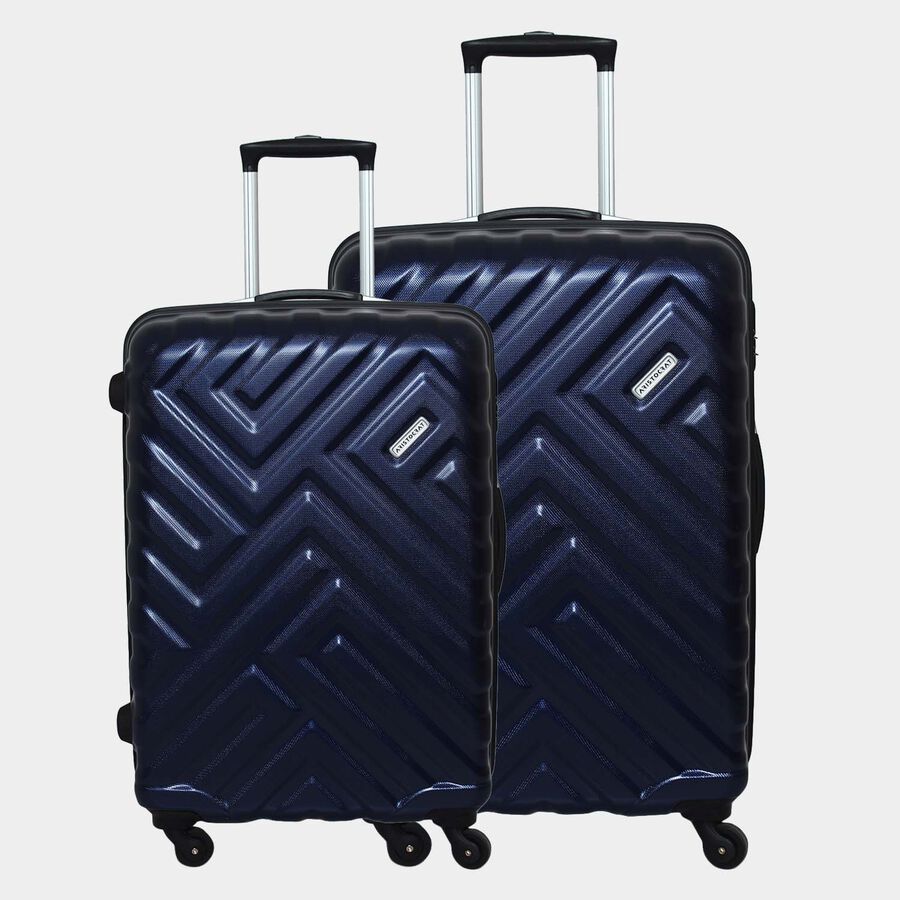VIP 4 Wheel Hard Case Trolley, Set of 2, Small, Medium Vishal Mega