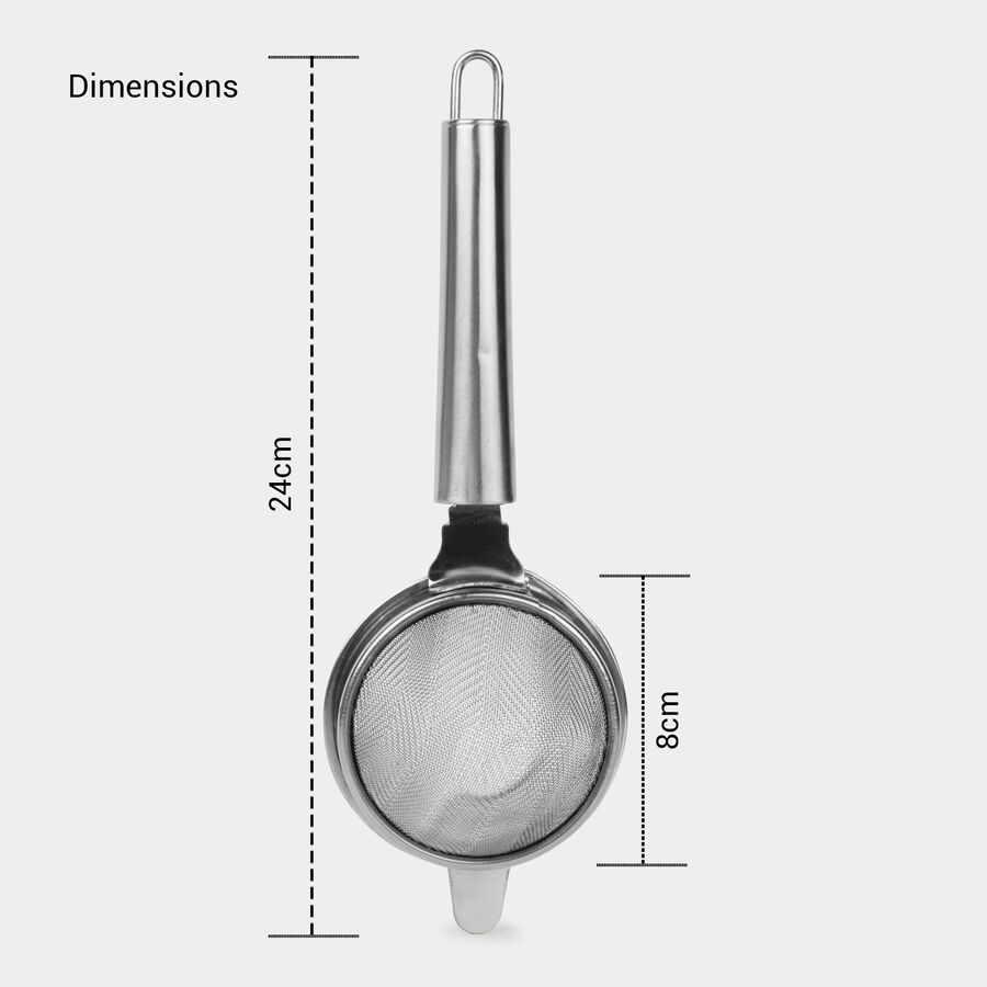 Steel Tea Strainer, 8 cm Dia., , large image number null