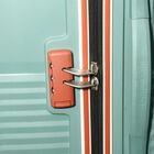4-Wheel Dark Green PVC Matee Hard Case Trolley, Large, , small image number null