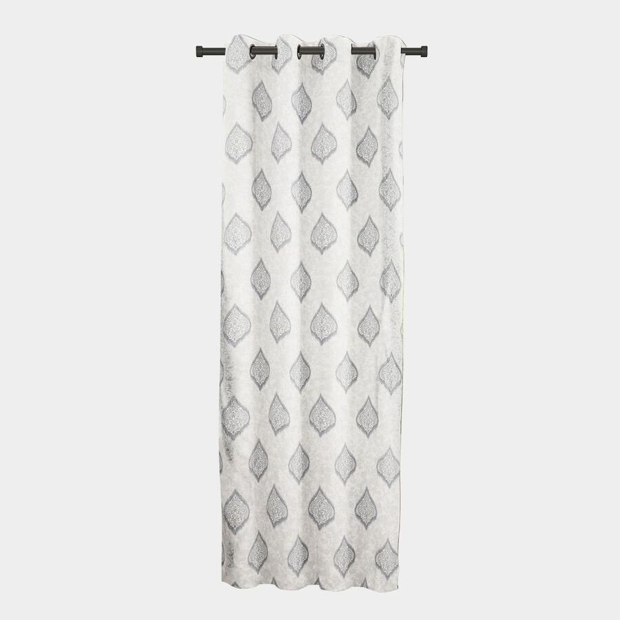 7ft. Light Grey Microfiber Door Curtain, , large image number null