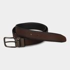 Men's Tan Brown PU Formal Belt , , small image number null